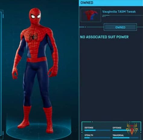 Spider-Man Suit from Marvel Spiderman Game