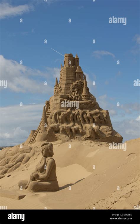 Sand Sculptures at Weston-super-mare Stock Photo - Alamy