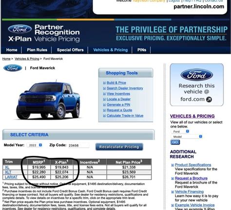 Ford said Maverick ineligible for X-Plan | MaverickTruckClub - 2022+ Ford Maverick Pickup Forum ...