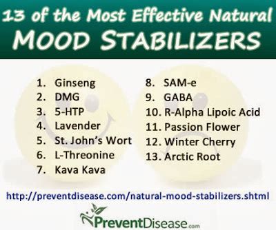 13 of The Most Effective Mood Stabilizers in Natural Medicine