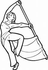 Free Colorguard Cliparts Download Png Images  sketch template