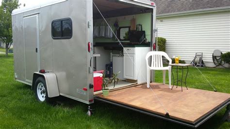 Helpful Ideas That Make Your Plumbing Work Better | Enclosed trailer camper, Cargo trailer ...