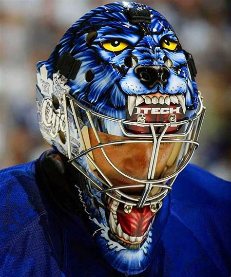 curtis joseph '08 goalie mask | toronto maple leafs hockey #nhl Found on .. http://wonderpiel ...