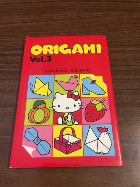 Vintage Sanrio hello kitty origami book vol. 3 | Book origami, Hello kitty collection, Hello ...