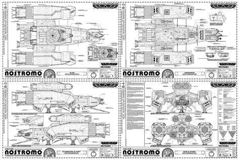 Nostromo Ship Layout