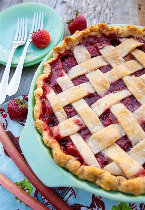 Strawberry Rhubarb Pie Recipe