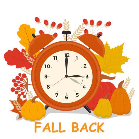 120+ Time Change Fall Back Stock Illustrations, Royalty-Free Vector ...