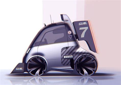 Futuristic Concept Car Design Sketch Book