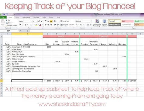 Track Income And Expenses Spreadsheet — db-excel.com