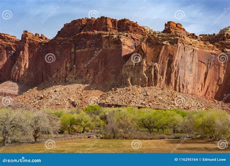 Fruita, Utah, in the Capitol Reef National Park. Stock Photo - Image of ...