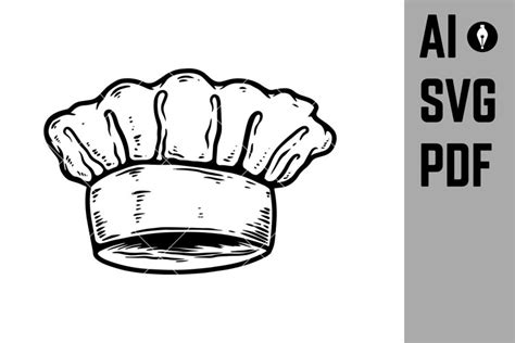 Illustration of chef hat. Design element for logo, (2372576)