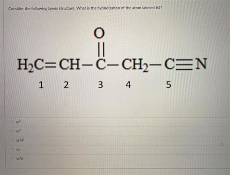 Solved Consider the following Lewis structure. What is the | Chegg.com