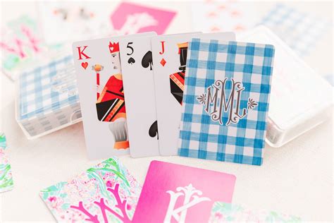 Personalized Playing Cards Monogram Poker Card Set Easter | Etsy