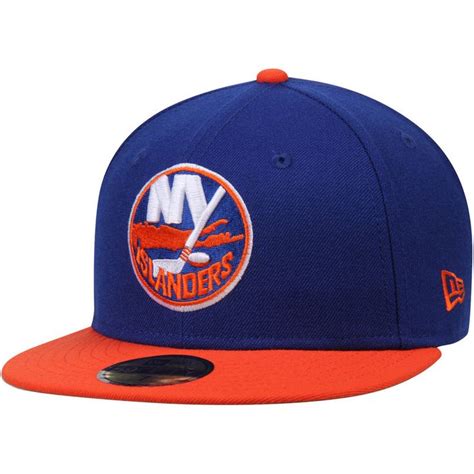 New York Islanders New Era 2-Tone 59FIFTY Fitted Hat - Royal/Orange ...