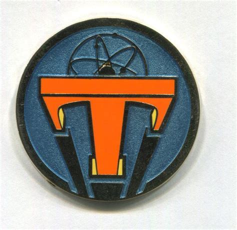 TOMORROWLAND Movie Emblem Logo Disney Pin 1.5" | #1837135388