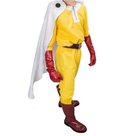 Xcoser Saitama Cosplay One Punch Man Saitama Costume Yellow Outfit Uniform - Best By Xcoser