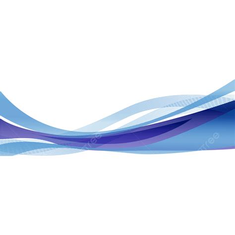 Blue Curve Wave Art Design Transparent Graphic, Blue Wave, Abstract Wave, Wave Background PNG ...