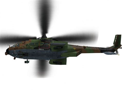 Eurocopter AS332 Super Puma - 3D Model by pxfpxd