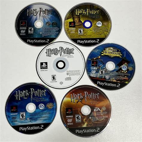 Lot of 6 Harry Potter PS2 Games Untested All Rated E Ea Games, Playstation Games, Dvd Box, Vhs ...