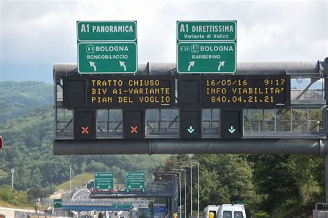 Autostrada: A1 Panoramica chiusa dalle 8 alle 18 di martedì 9 e mercoledì 10 gennaio | Firenze Post