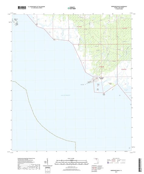 MyTopo Horseshoe Beach, Florida USGS Quad Topo Map