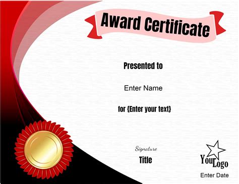 Free Editable Certificate Template | Customize Online & Print at Home