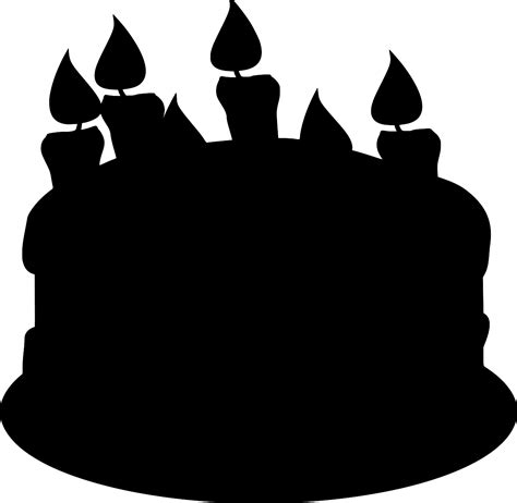 SVG > food chocolate cake birthday - Free SVG Image & Icon. | SVG Silh