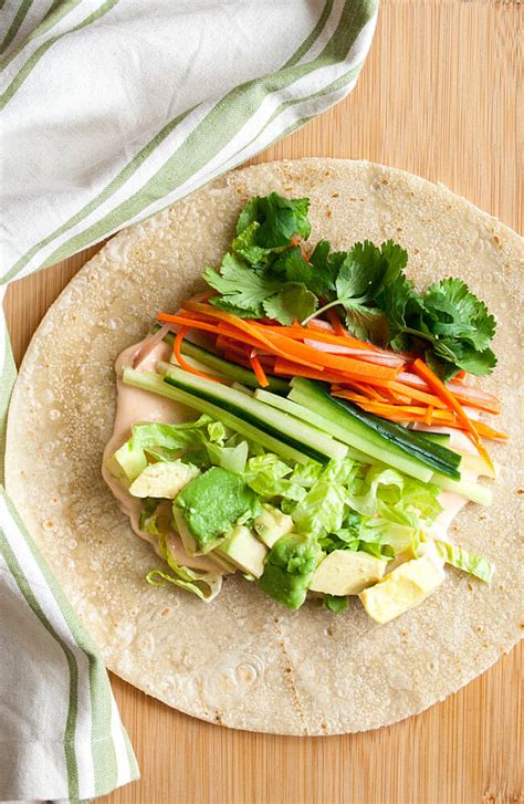 Spicy Veggie Wrap - Create Mindfully