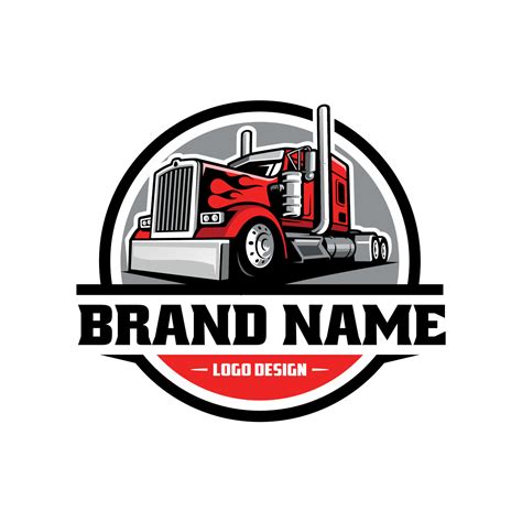 Trucking logo. Premium vector logo design isolated. Ready made logo ...