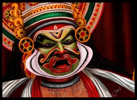 kathakali_by_shwaaz-d2l3jxg.jpg 900×659 pixels | Masks | Pinterest | Masks, Search and Kerala