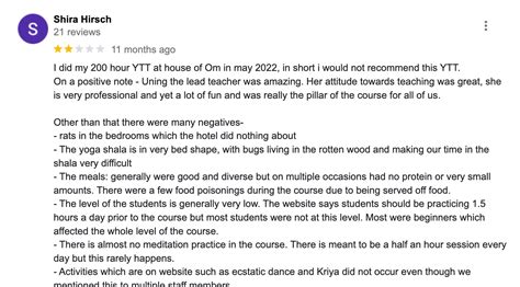 House of Om Bali Review | Yoga Pit