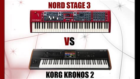 Korg Kronos vs. Nord Stage 3 Comparison and Review - YouTube