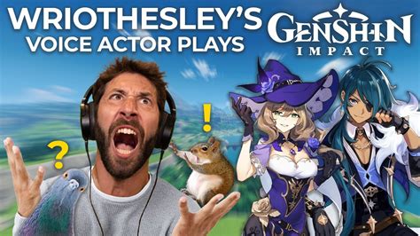 Wriothesley Voice Actor PLAYS Genshin Impact Part 2 - Waifus and Furry ...