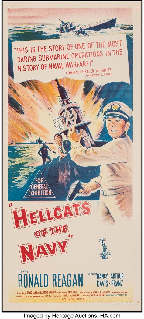 Hellcats of the Navy (Columbia, 1957). Very Fine on Linen. | Lot #51215 ...