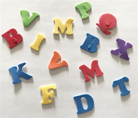 Self-Adhesive Foam Shapes - Alphabet - DBLG Import