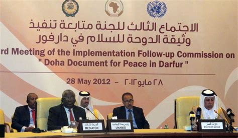 28 May 12 - Follow-up Commission assesses implementation of Darfur peace document | UNAMID