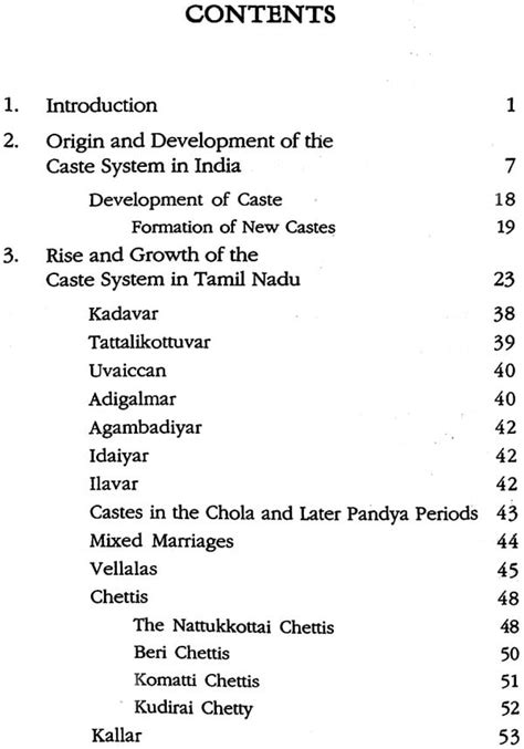 The Caste System in Tamil Nadu (An Old Book)