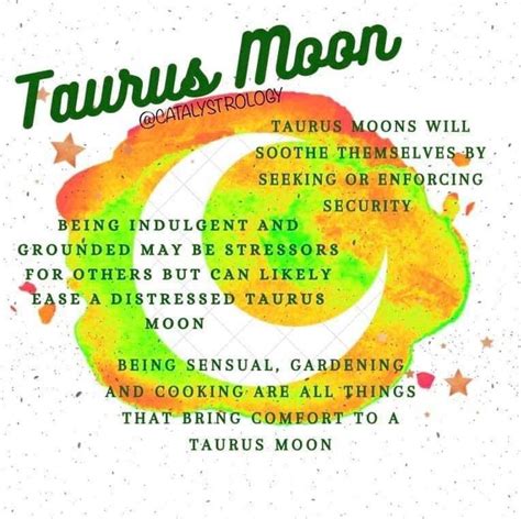 Taurus Moon | Taurus moon, Astrology chart, Moon signs