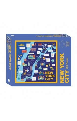 New York City Map Puzzle: 500-Piece Jigsaw Puzzle - 9781741177411