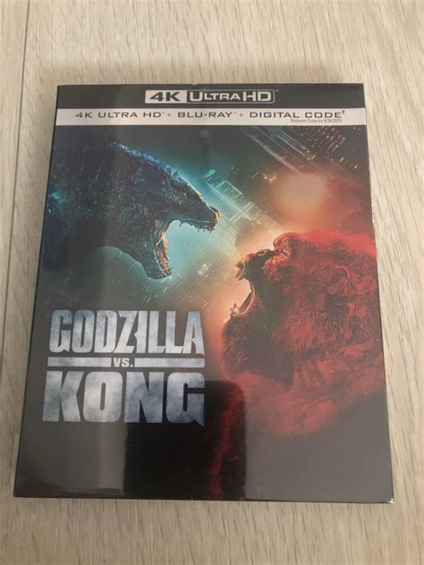 Godzilla Vs Kong 4K UHD Blu Ray, TV & Home Appliances, TV & Entertainment, Blu-Ray & Media ...