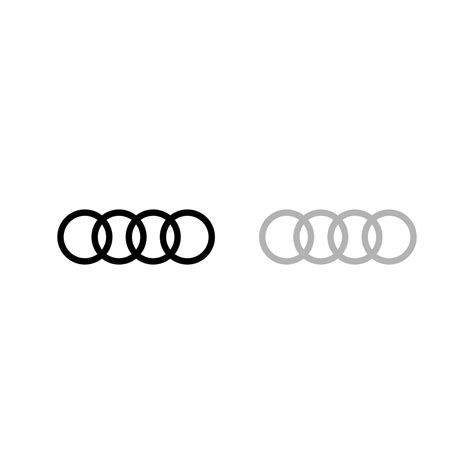 audi logo vector, audi icon free vector 19136344 Vector Art at Vecteezy