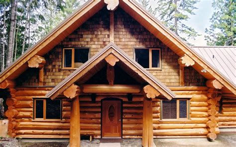 Kamloops Full Scribe Log Home – West Coast Log Homes