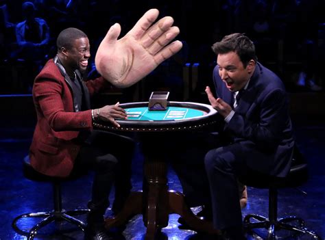 Watch Jimmy Fallon and Kevin Hart Hit Each Other in Slapjack | E! News