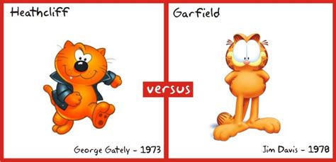 Smoking Cool Cat: Heathcliff versus Garfield