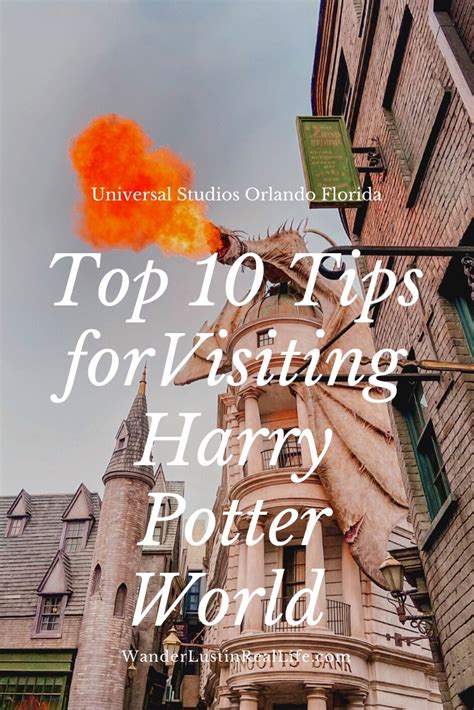 TOP 10 HARRY POTTER WORLD ORLANDO TIPS