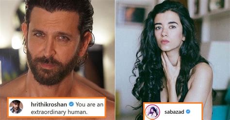 Hrithik Roshan Drops Flirty Comment On Rumoured GF Saba Azad Instagram Post, Actress Replies