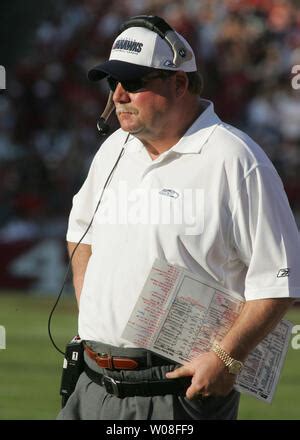 Seattle Seahawks head coach Mike Holmgren is greeted by his daughter Gretchen Holmgren after the ...