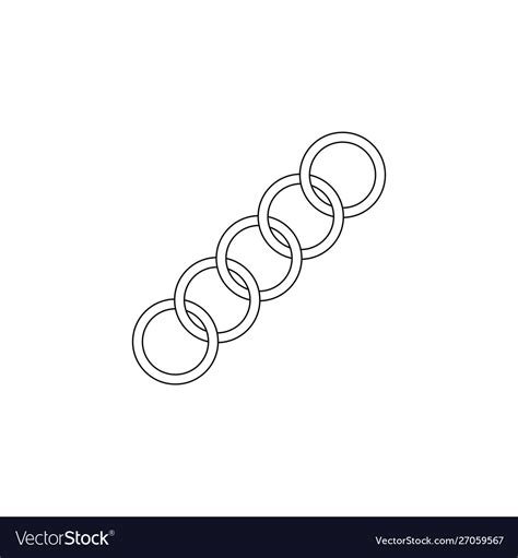 Chain link icon Royalty Free Vector Image - VectorStock