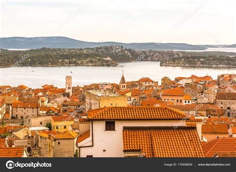 Sibenik Old Town Panorama View Barone Fortress Sibenik Croatia May ...