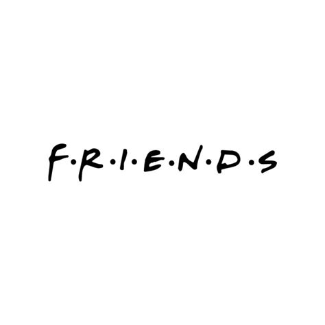 FRIENDS Logo TV Show Wall Sticker